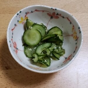 きゅうりの酢の物